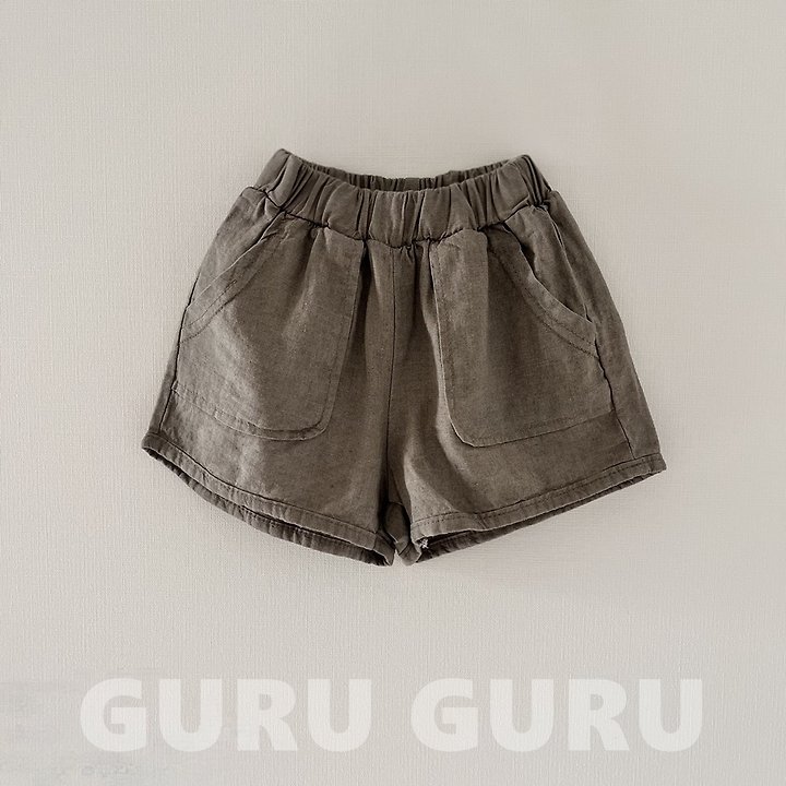Guru Guru - Korean Baby Fashion - #babyclothing - Linen Pocket Pants
