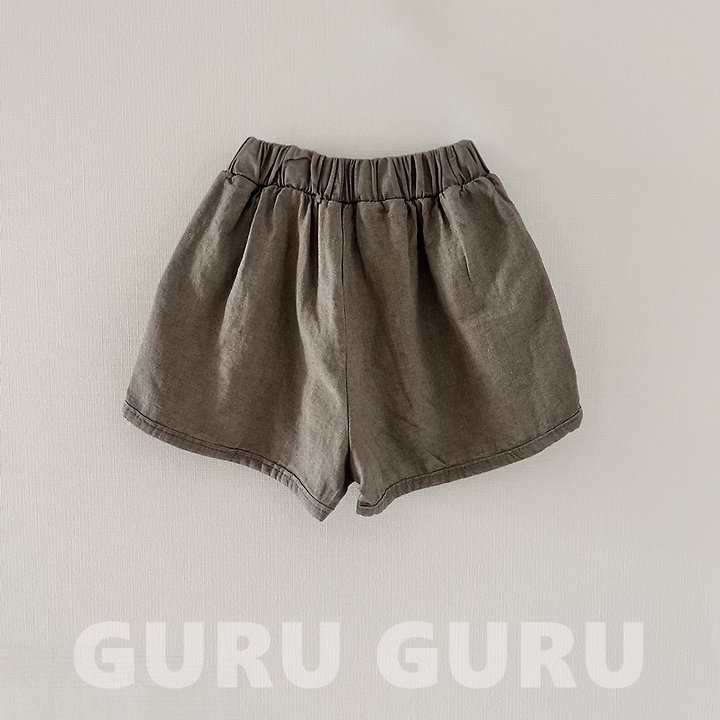 Guru Guru - Korean Baby Fashion - #babyfashion - Linen Pocket Pants - 2