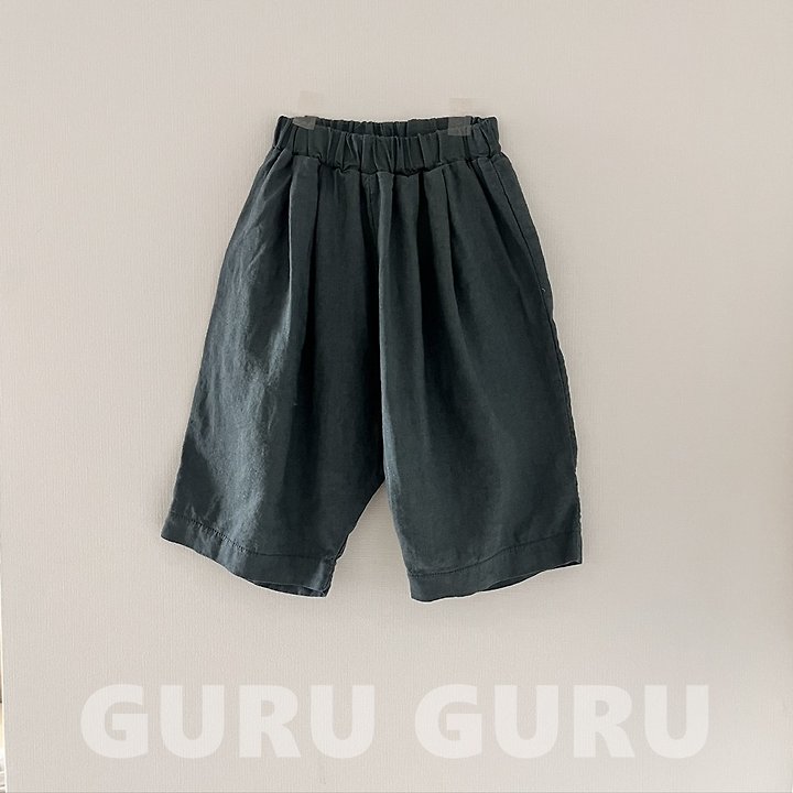 Guru Guru - Korean Baby Fashion - #babylifestyle - Linen Wood Pants - 3