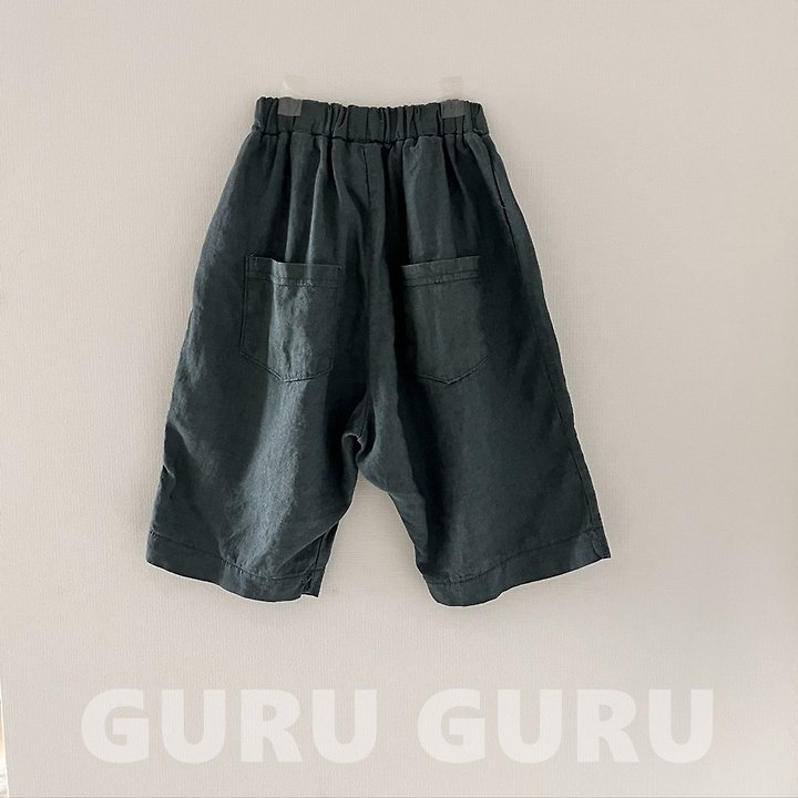 Guru Guru - Korean Baby Fashion - #babylifestyle - Linen Wood Pants - 4
