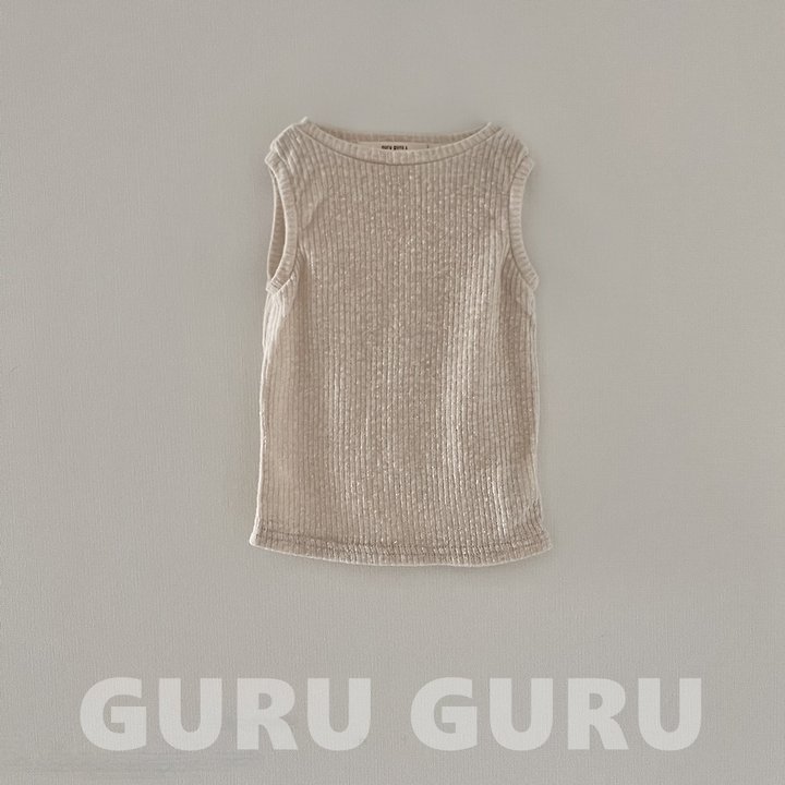 Guru Guru - Korean Baby Fashion - #onlinebabyshop - Maple Sleeveless