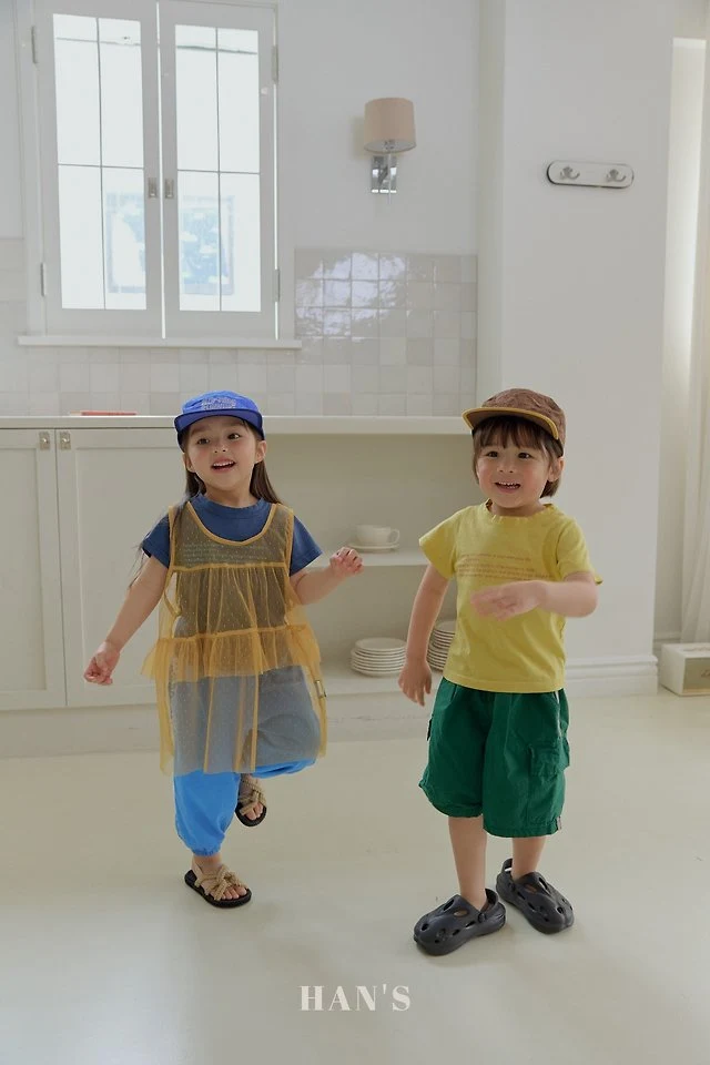 Han's - Korean Children Fashion - #Kfashion4kids - Deux Camps One-piece - 5