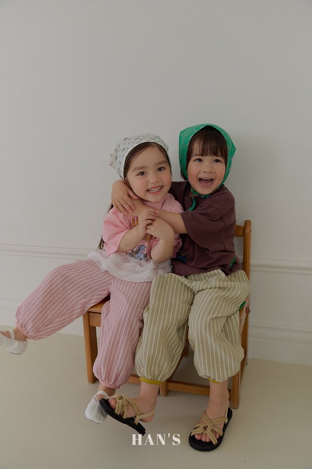 Han's - Korean Children Fashion - #childofig - Cherry Stripe Pants - 5