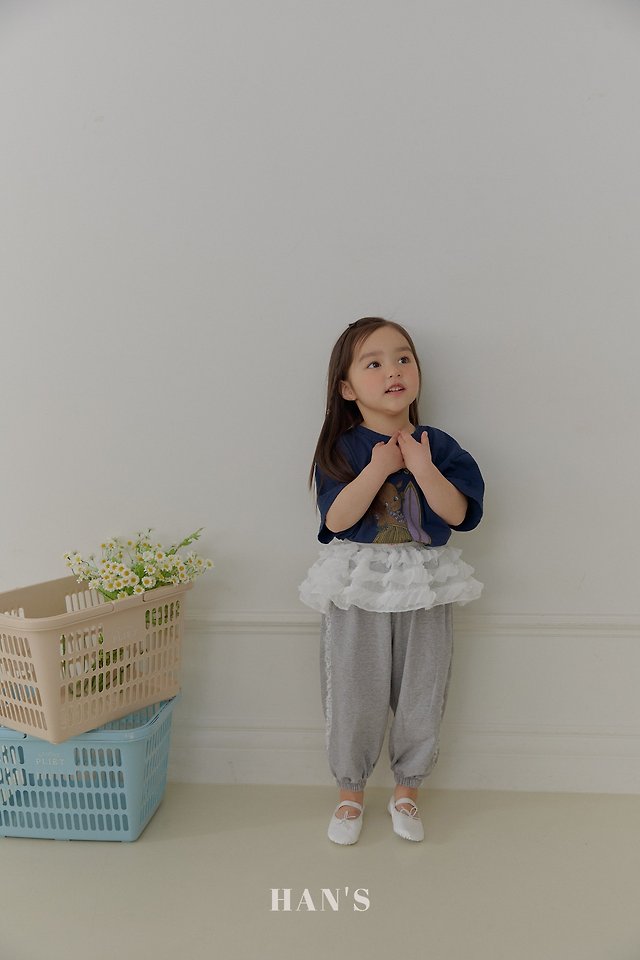 Han's - Korean Children Fashion - #childofig - Side Lace Pants - 5