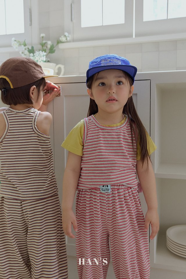 Han's - Korean Children Fashion - #childofig - Choco Chip Sleeveless - 6