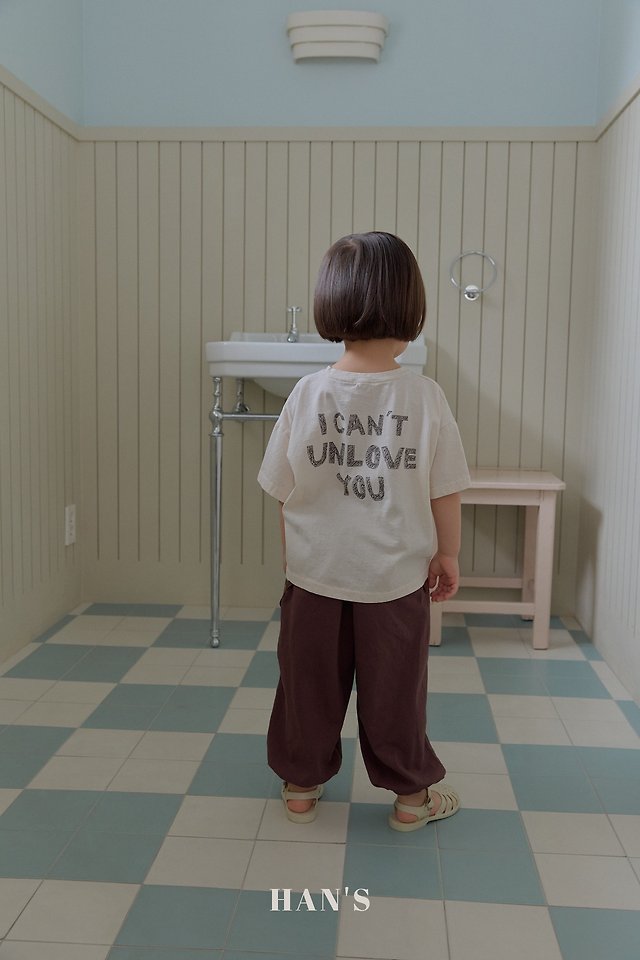 Han's - Korean Children Fashion - #childrensboutique - Back Love You Tee - 8