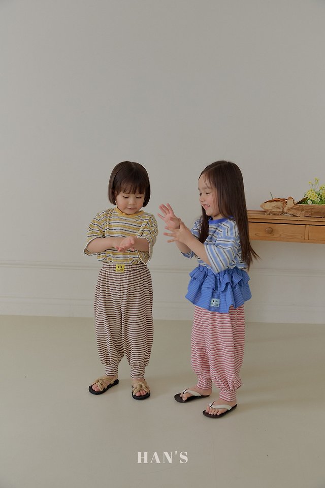 Han's - Korean Children Fashion - #designkidswear - Cans Stripe Tee - 10