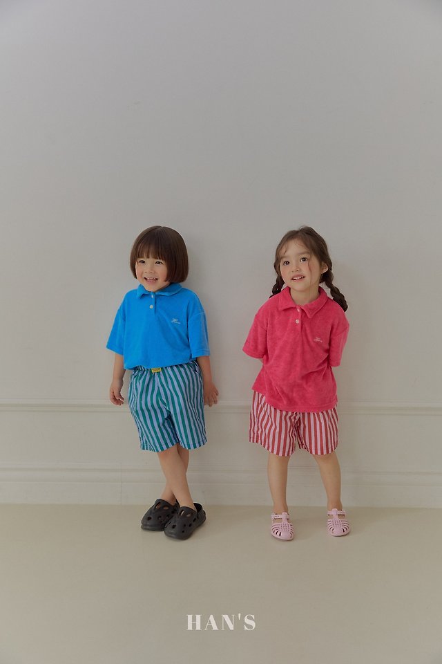 Han's - Korean Children Fashion - #designkidswear - Terry Collar Tee - 10