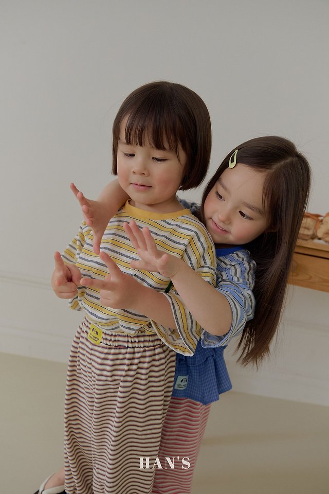 Han's - Korean Children Fashion - #discoveringself - Cans Stripe Tee - 11