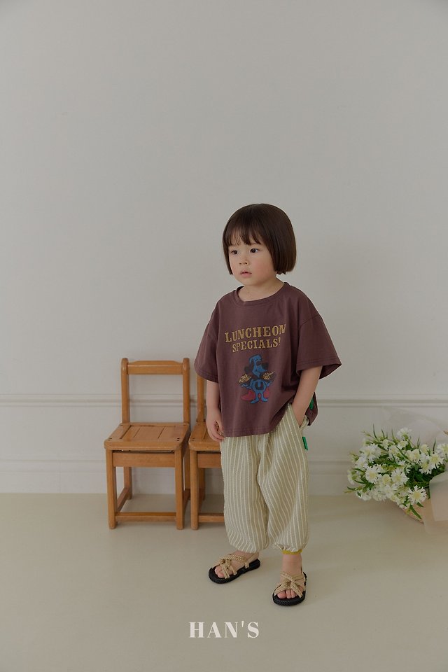 Han's - Korean Children Fashion - #discoveringself - Cherry Stripe Pants - 8