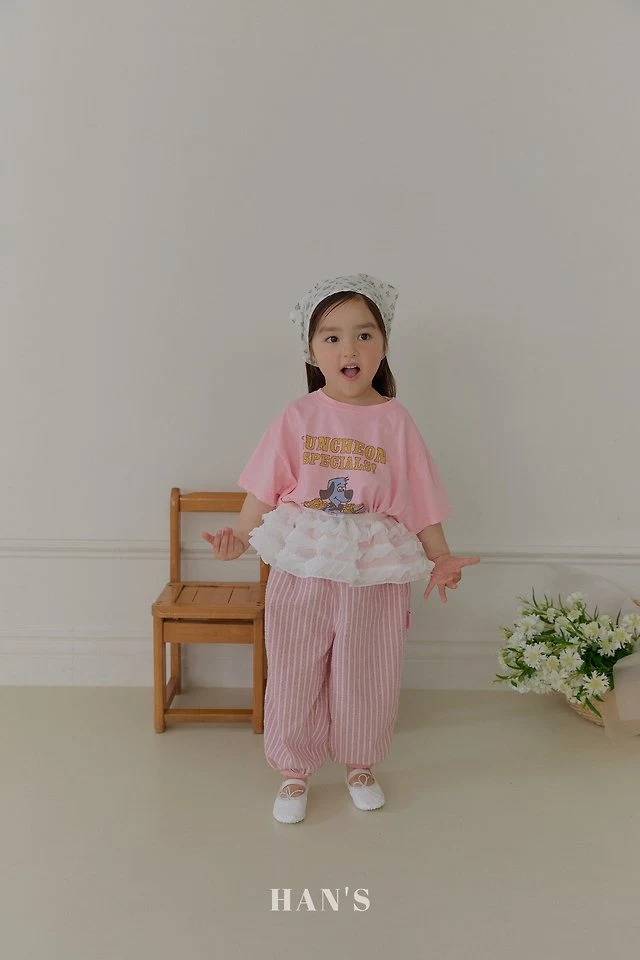 Han's - Korean Children Fashion - #discoveringself - Layered Skirt (Blue) - 5