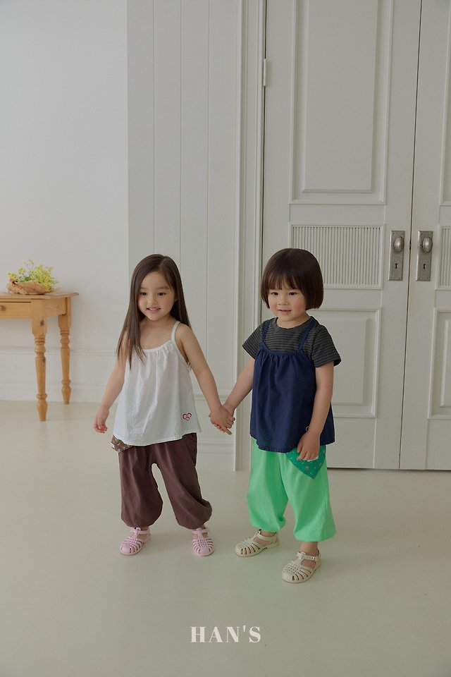 Han's - Korean Children Fashion - #fashionkids - Panel Long Pants - 8