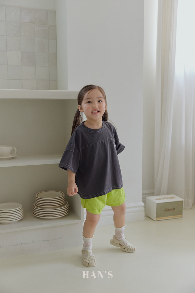Han's - Korean Children Fashion - #kidsshorts - Rugby Tee - 9