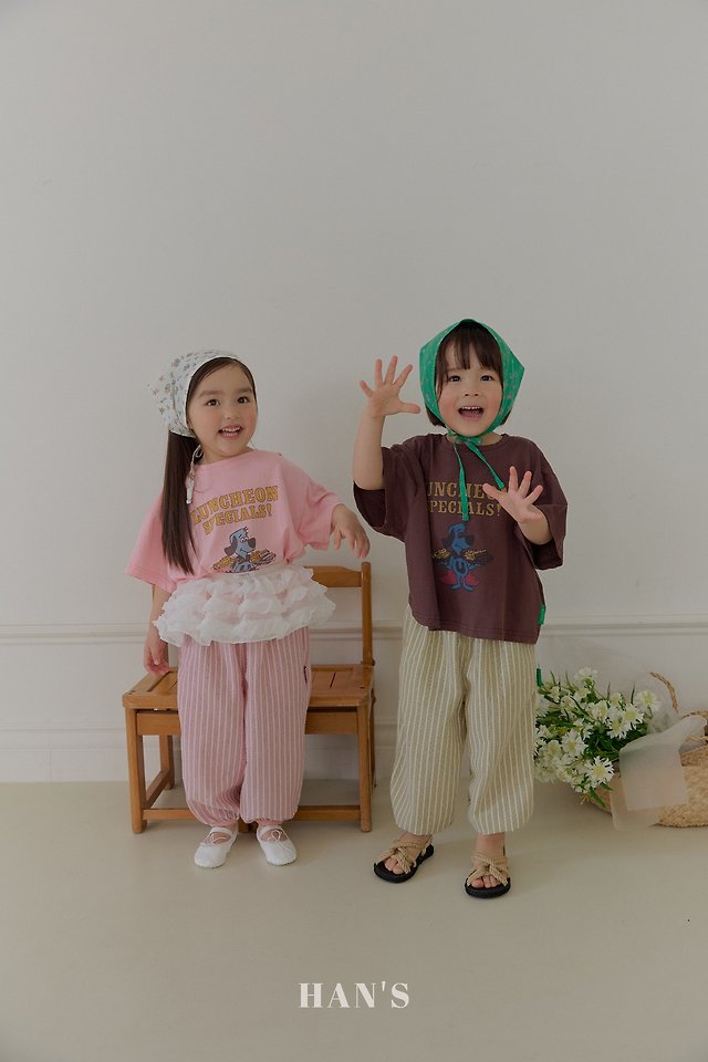 Han's - Korean Children Fashion - #fashionkids - Lunch Puppy Tee - 4