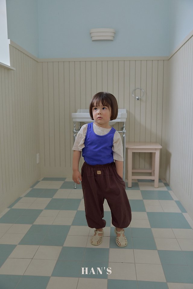 Han's - Korean Children Fashion - #kidsshorts - Panel Long Pants - 9