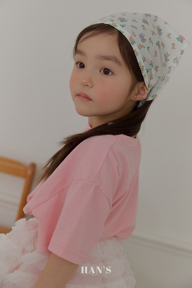 Han's - Korean Children Fashion - #kidsshorts - Flower Scarf - 3