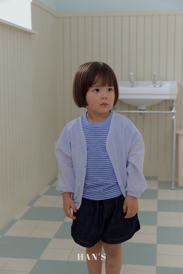 Han's - Korean Children Fashion - #kidsshorts - Bali Pants (Denim) - 5