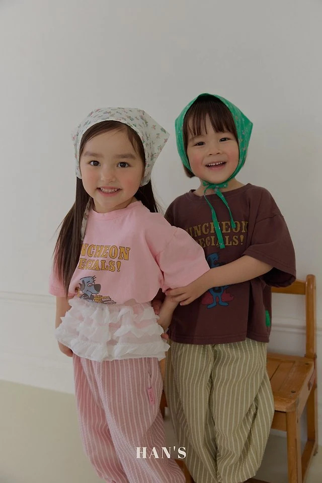 Han's - Korean Children Fashion - #kidsstore - Lunch Puppy Tee - 5