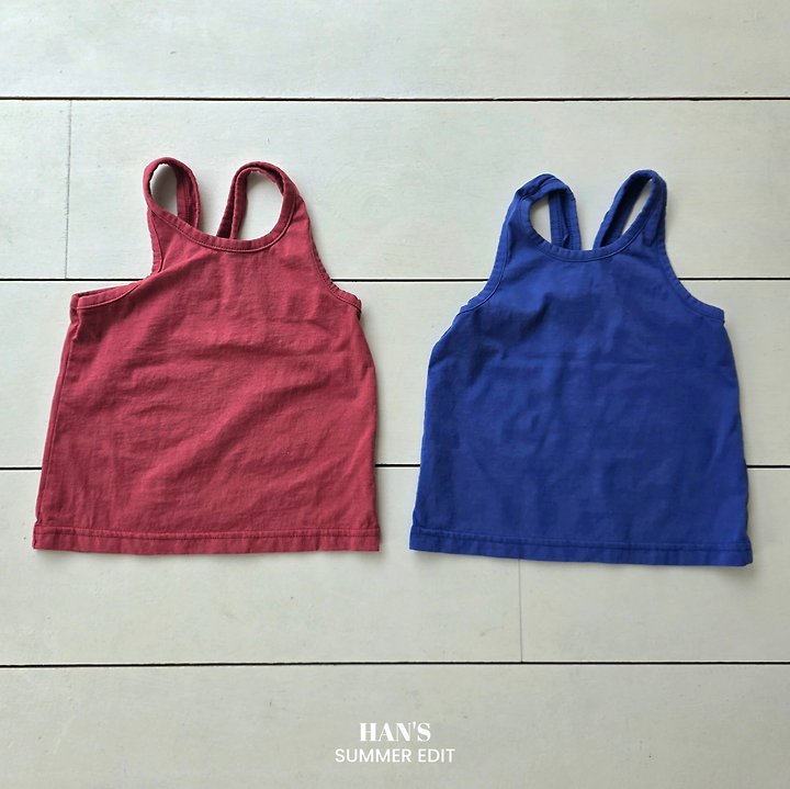 Han's - Korean Children Fashion - #kidsstore - Back Point Sleeveless