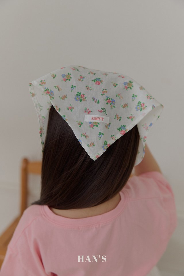 Han's - Korean Children Fashion - #kidsshorts - Flower Scarf - 4