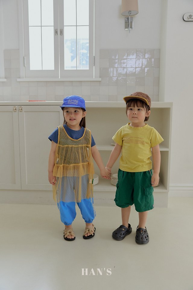 Han's - Korean Children Fashion - #kidsstore - Deux Camps One-piece - 3