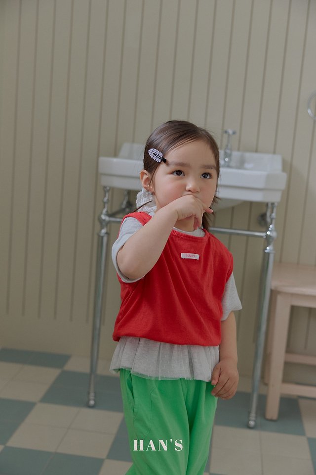 Han's - Korean Children Fashion - #kidzfashiontrend - Bono Layered Sleeveless - 8