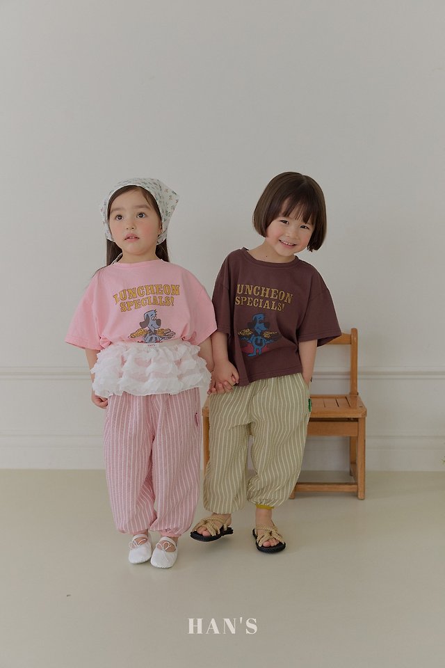 Han's - Korean Children Fashion - #minifashionista - Lunch Puppy Tee - 10