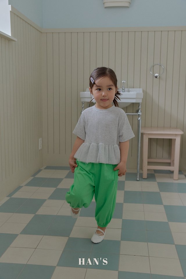 Han's - Korean Children Fashion - #prettylittlegirls - Jeeve Shirring Tee - 3