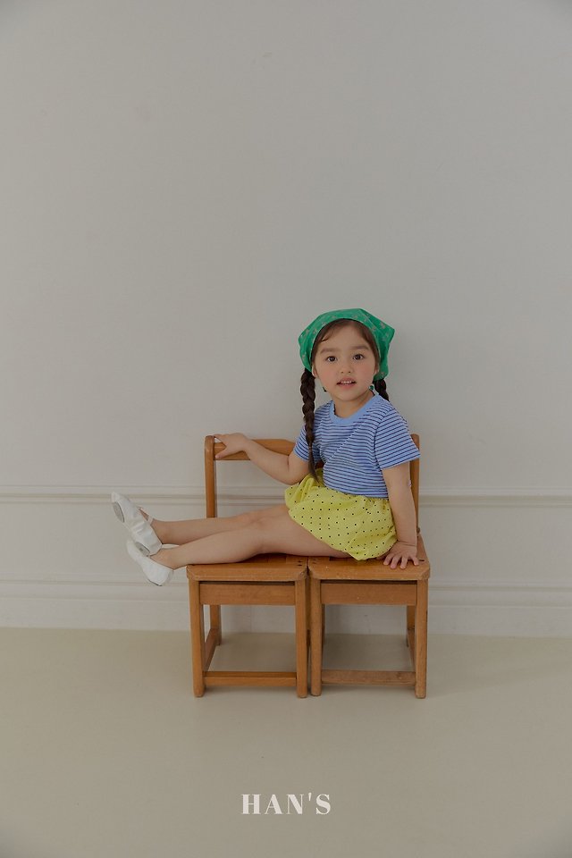 Han's - Korean Children Fashion - #stylishchildhood - Pig Stripe Tee - 8