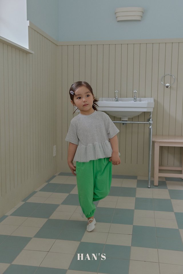Han's - Korean Children Fashion - #stylishchildhood - Jeeve Shirring Tee - 6