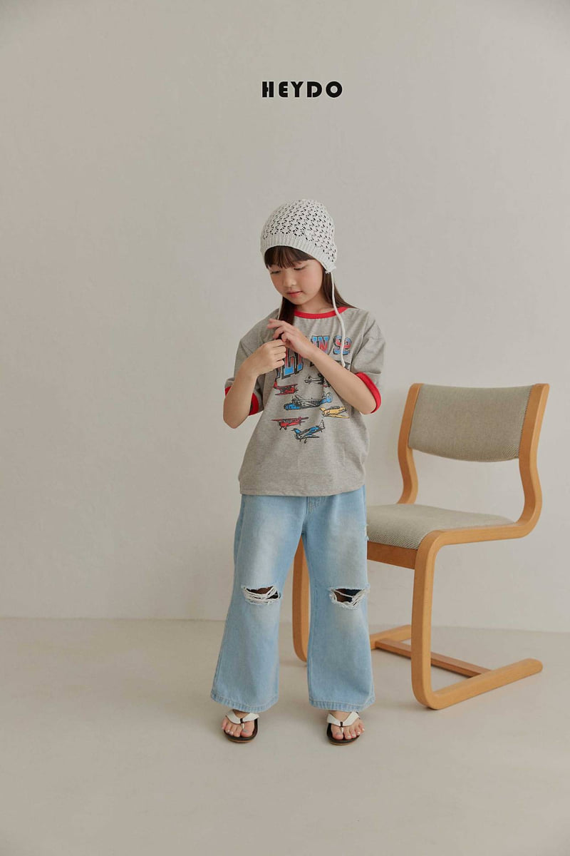 Heydo - Korean Children Fashion - #Kfashion4kids - Ripped Vintage Pants - 10