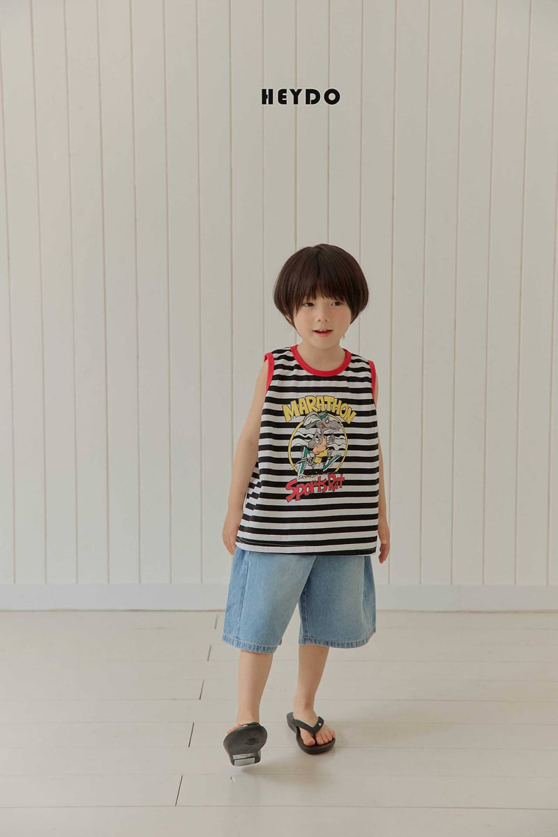 Heydo - Korean Children Fashion - #childofig - Marathon Sleeveless Tee - 9