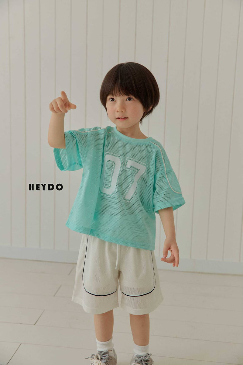 Heydo - Korean Children Fashion - #childofig - Mesh Side Line Pants - 10