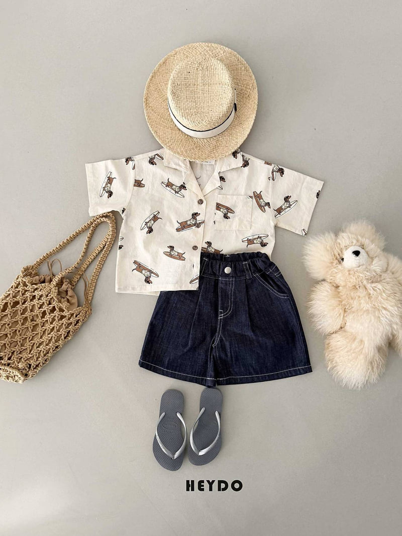 Heydo - Korean Children Fashion - #childofig - Free Denim Shorts - 6