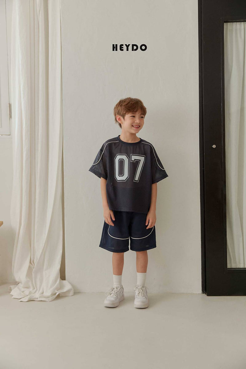 Heydo - Korean Children Fashion - #childrensboutique - 07 Line Mesh Tee - 11