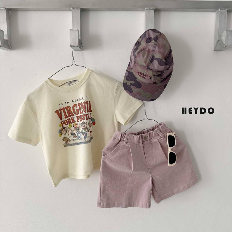 Heydo - Korean Children Fashion - #childrensboutique - Free Denim Shorts - 8