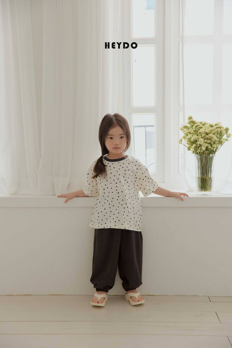 Heydo - Korean Children Fashion - #designkidswear - Black Star Tee - 6