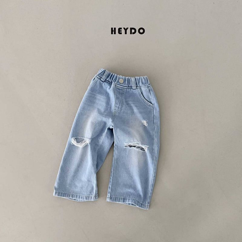 Heydo - Korean Children Fashion - #childrensboutique - Ripped Vintage Pants - 4