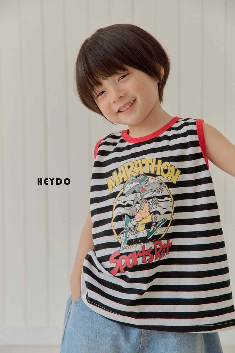 Heydo - Korean Children Fashion - #discoveringself - Marathon Sleeveless Tee - 12