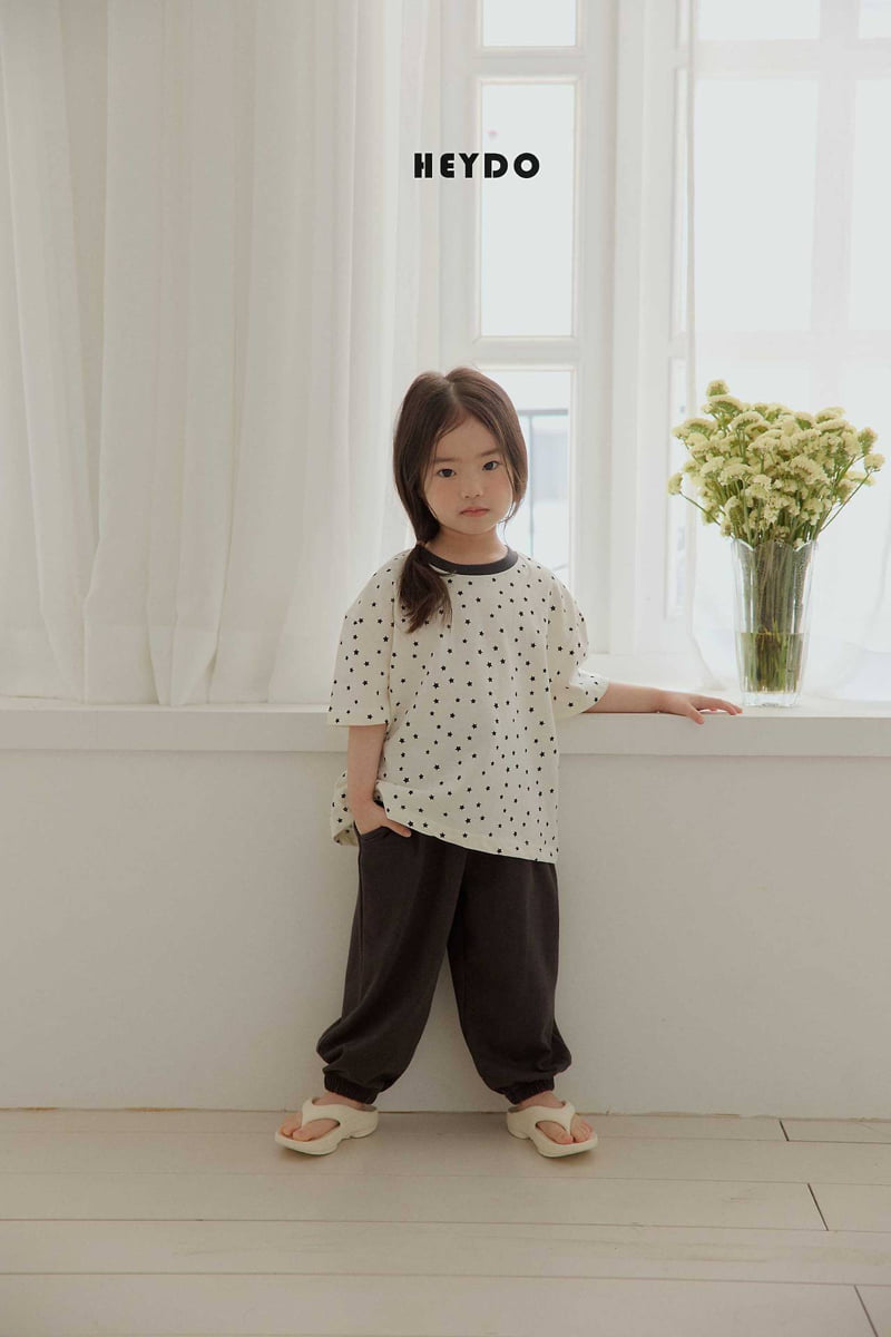 Heydo - Korean Children Fashion - #fashionkids - Black Star Tee - 8