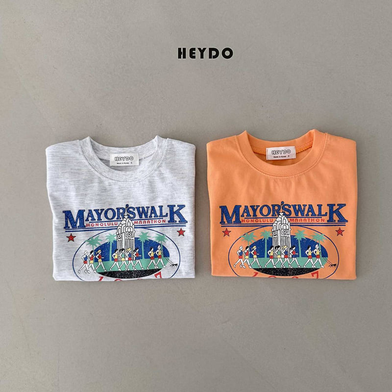 Heydo - Korean Children Fashion - #kidsshorts - Running Crew Tee