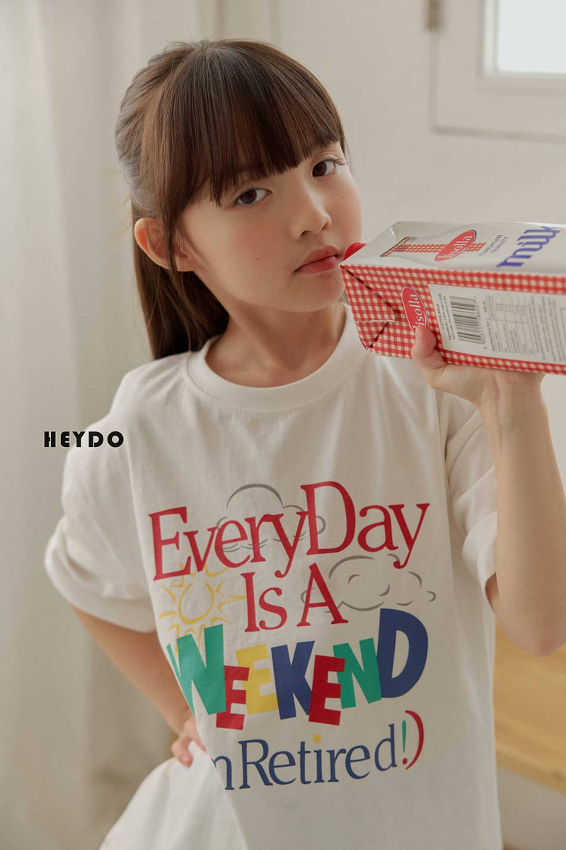 Heydo - Korean Children Fashion - #kidsshorts - Color Tee - 9