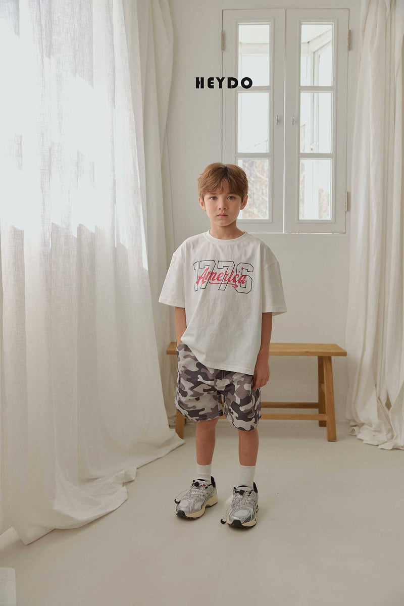 Heydo - Korean Children Fashion - #kidsshorts - Camo Pocket Shorts - 7