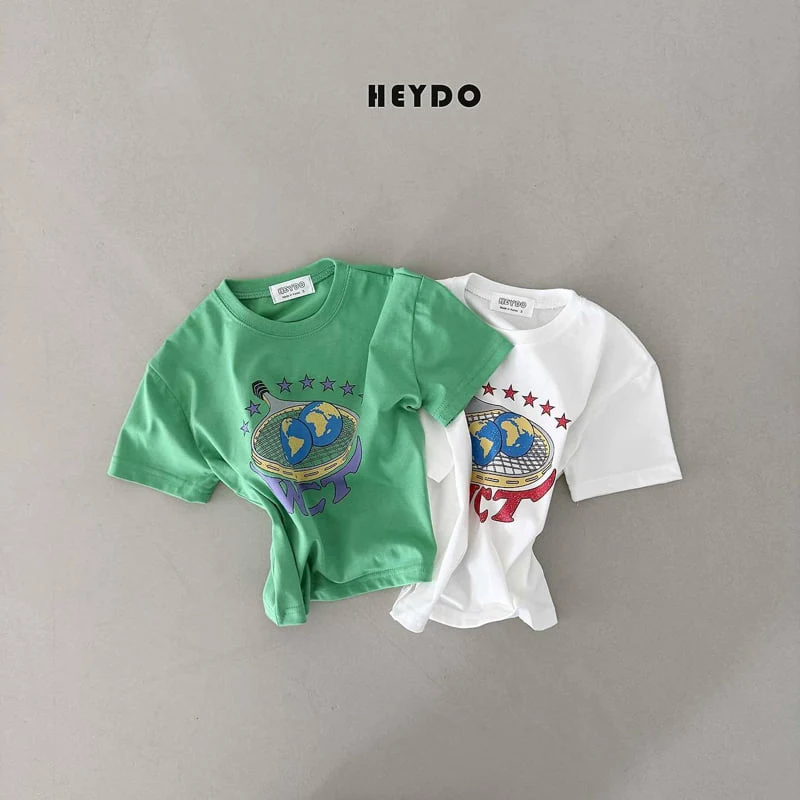 Heydo - Korean Children Fashion - #kidsshorts - Earth Tennis Tee