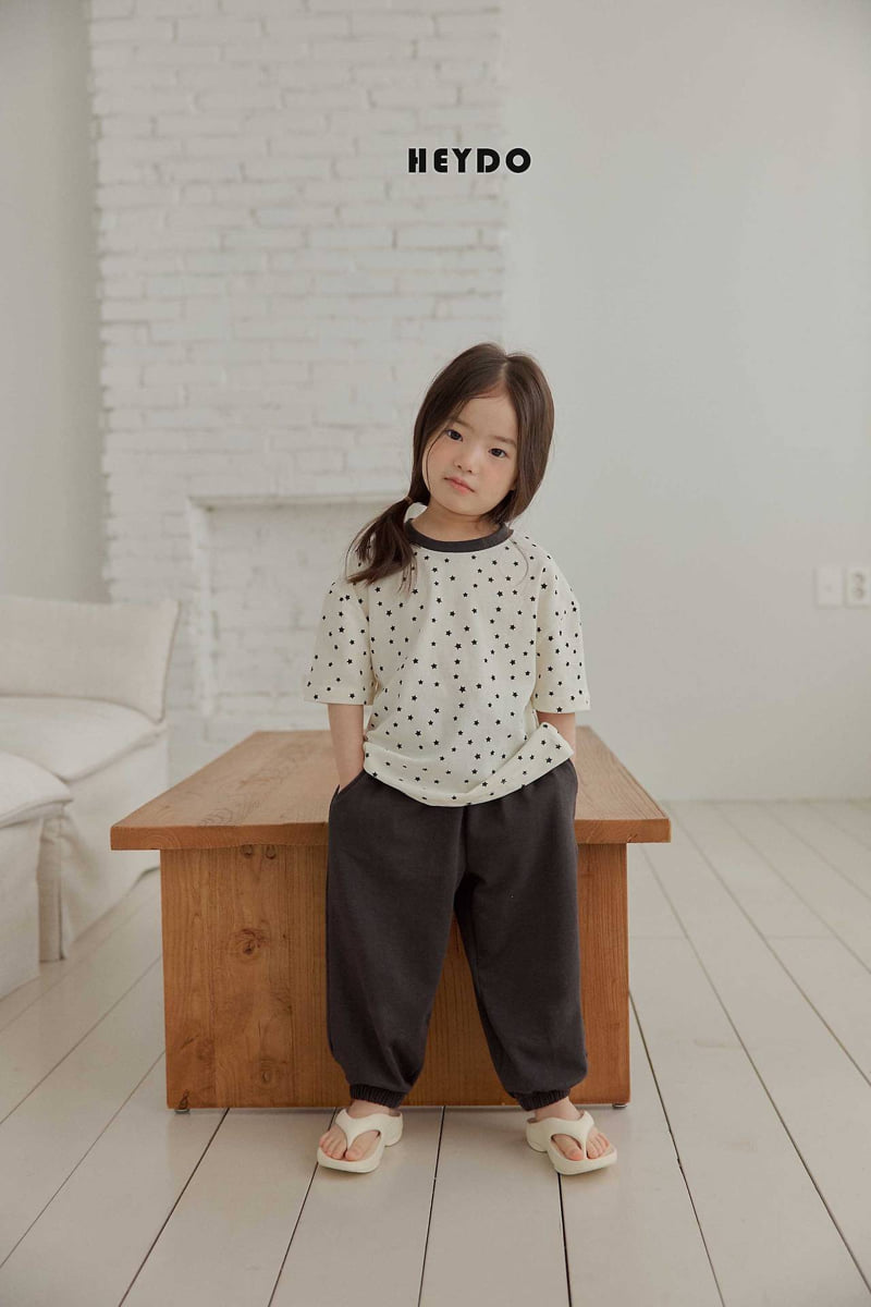 Heydo - Korean Children Fashion - #kidsstore - Black Star Tee - 10