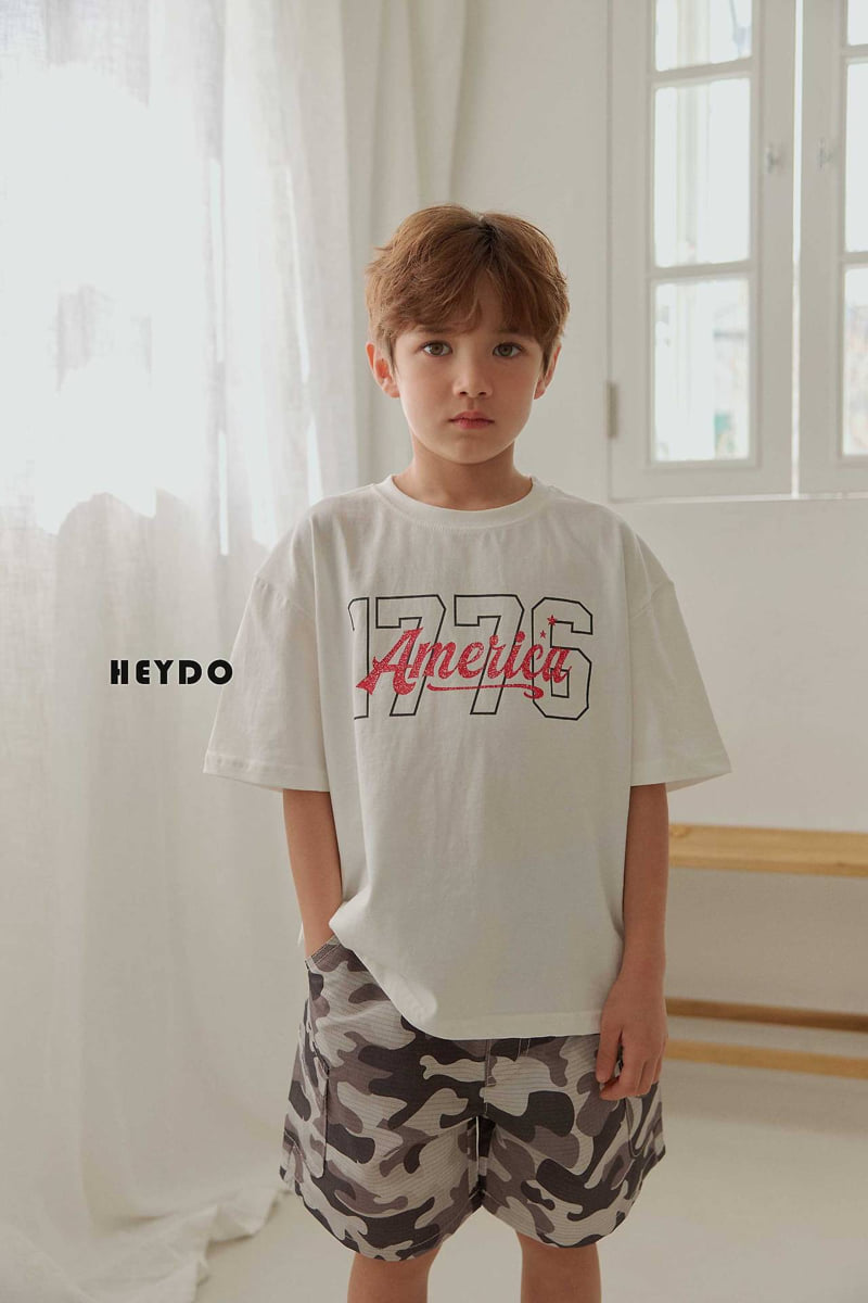 Heydo - Korean Children Fashion - #kidsstore - Camo Pocket Shorts - 8
