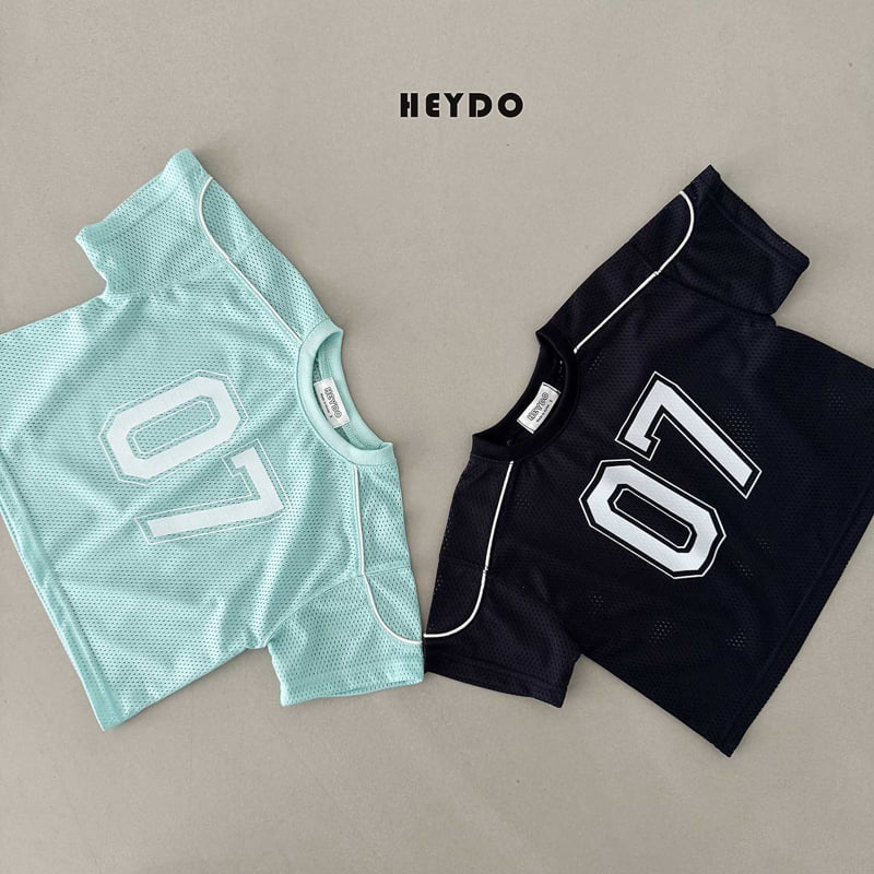 Heydo - Korean Children Fashion - #kidzfashiontrend - 07 Line Mesh Tee