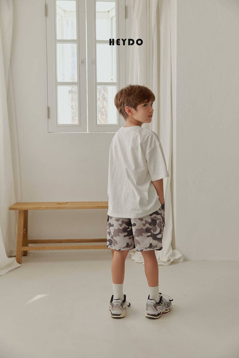 Heydo - Korean Children Fashion - #littlefashionista - Camo Pocket Shorts - 11