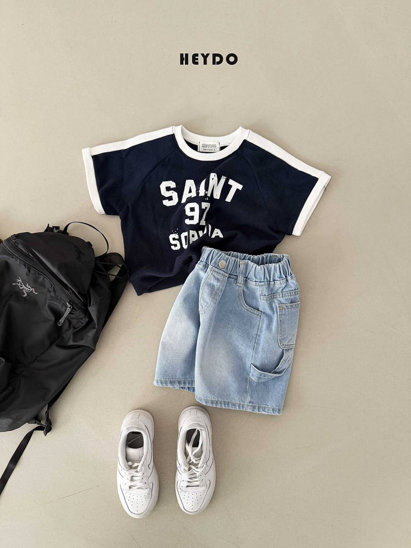 Heydo - Korean Children Fashion - #littlefashionista - Carpenter Denim Pants - 6