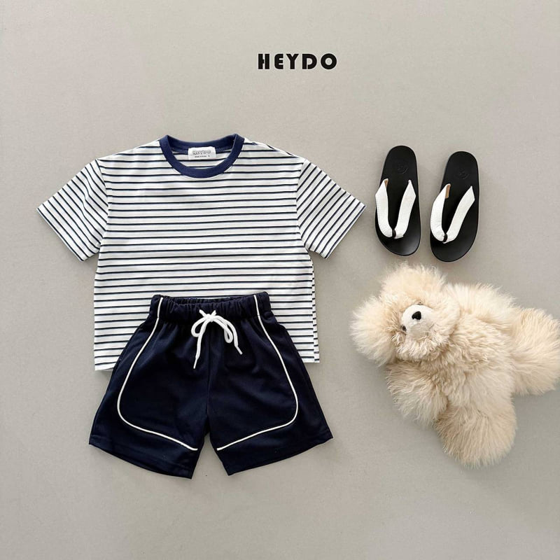 Heydo - Korean Children Fashion - #magicofchildhood - Mesh Side Line Pants - 7